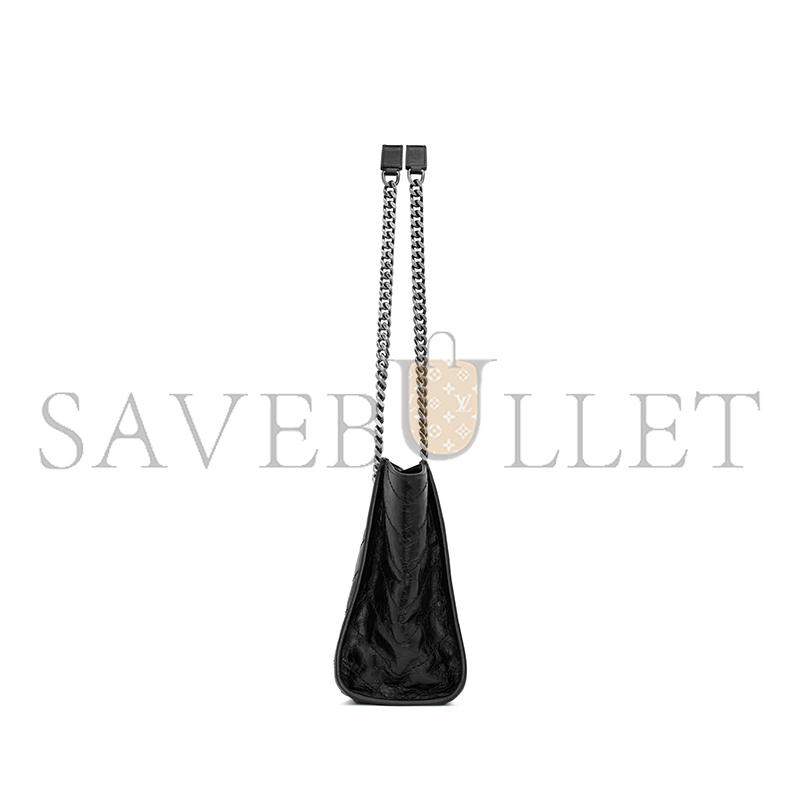 YSL NIKI SMALL SHOPPING IN VINTAGE LEATHER 8726800EN041000 (25*19*10cm)